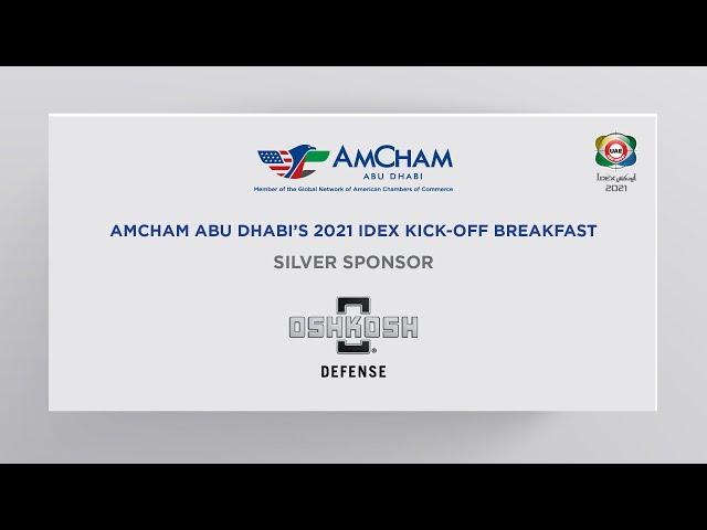 Oshkosh Defense - Silver Sponsor of AmCham Abu Dhabi's 2021 IDEX Kick-Off Breakfast