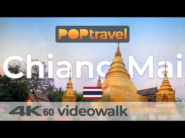 Walking in CHIANG MAI / Thailand - 4K 60fps (UHD)