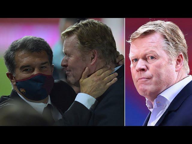 Ronald Koeman CRITICISES his own players at Barcelona, as Joan Laporta holds crunch board meeting