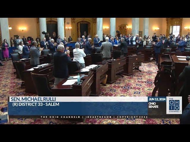 Upper Chamber Says Farewell To Senator Rulli