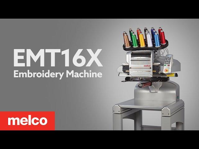 Melco EMT16X Commercial Embroidery Machine Feature Overview