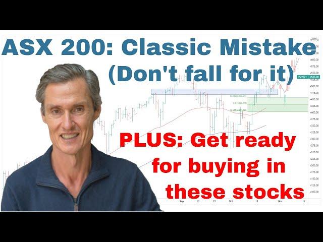 ASX 200: Don't Fall For This Classic Mistake (Many Do) | Stock Market Technical Analysis