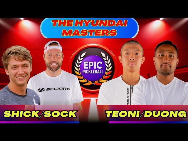 "Shick/Sock vs Teoni/Duong – Men’s Doubles Clash at The Hyundai Masters!"