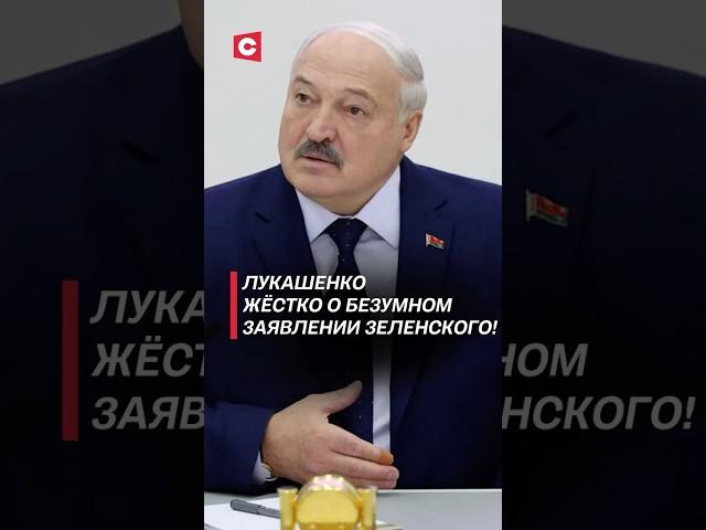 Лукашенко жёстко о безумном заявлении Зеленского! #лукашенко #политика #украина #зеленский #война