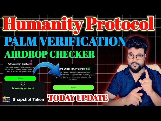 Humanity protocol palm verification problem l Humanity protocol & Snapshot Complete & Airdrop 