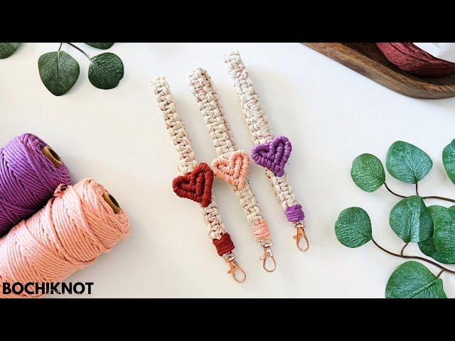 Wear Your Heart on Your Wrist!  Macrame Wristlet Tutorial