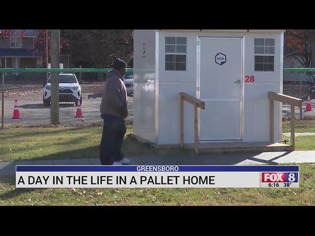 Residents share what life is like inside Greensboro’s pallet homes