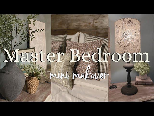 2025 Primary Bedroom Mini Makeover & Decorate With Me | Spring Refresh