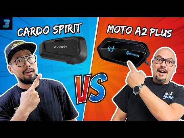 Cardo Spirit VS Moto A2 Plus! The Best Budget Motorcycle Bluetooth Intercom?