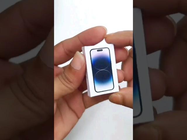 Miniature iphone 14 pro max unboxing 