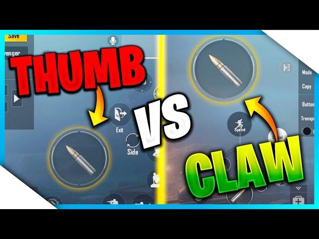 STOP PLAYING 4 FINGER CLAW IMMEDIATELY | THUMB vs CLAW (PUBG MOBILE & BGMI)