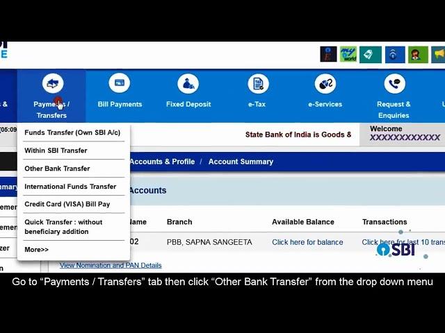 How to Transfer Money to Other Bank Accounts | SBI to Other | SBI to SBI