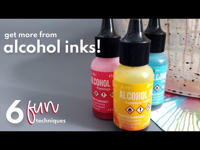 amazing ALCOHOL INK techniques you need to TRY RIGHT NOW!