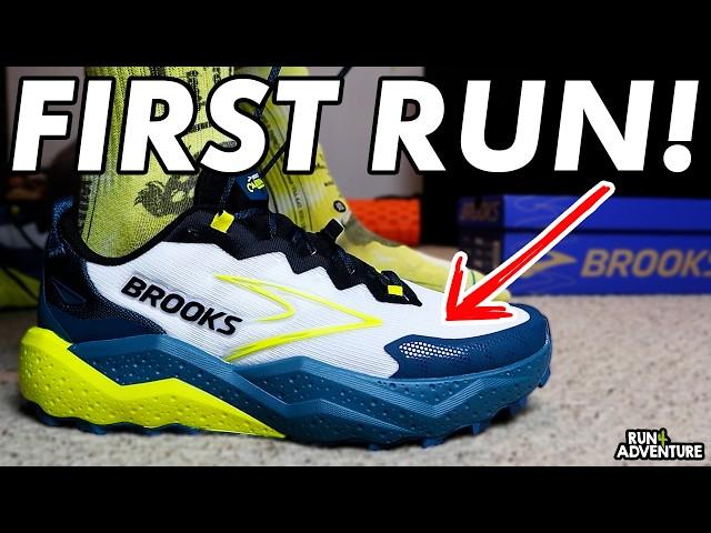 BEST Brooks trail running shoe? | Caldera 8 first run and first impressions review | Run4Adventure