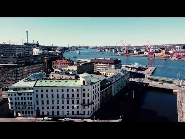 Drone footage | Gothenburg City Center | 4K