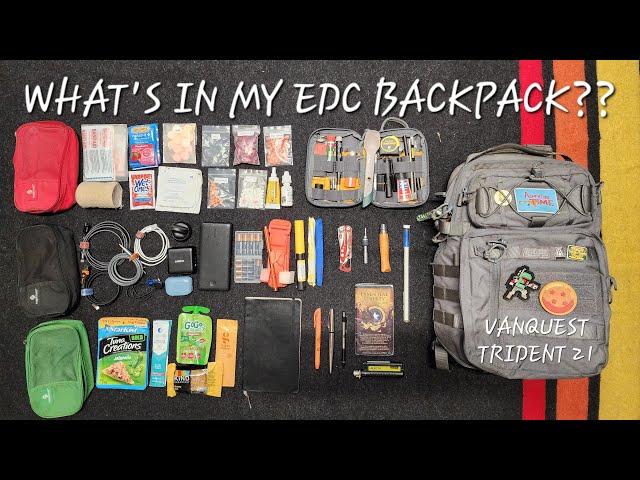 EDC Backpack - What's in my everyday carry backpack? Vanquest Trident 21 Tour