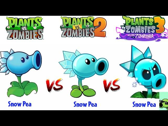 All Plants PVZ 1 vs PVZ 2 vs PVZ 3 Battlez - Which Version Will Win?