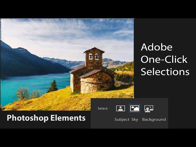 One-Click Selections in Photoshop Elements