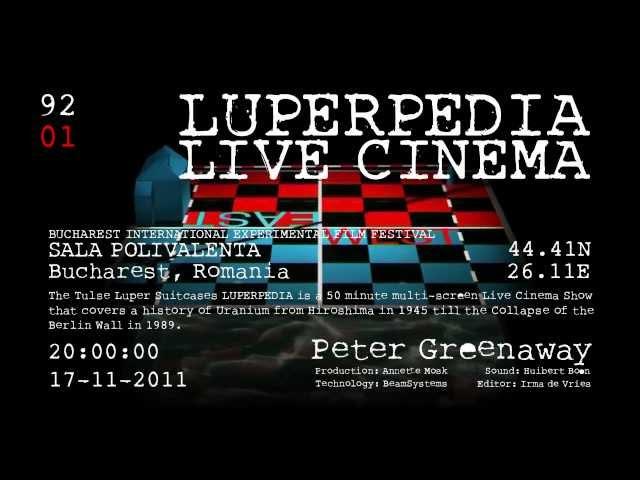 LUPERPEDIA Peter Greenaway Vj Performance Bucharest Sala Polivalenta // BIEFF 2011 Opening Gala