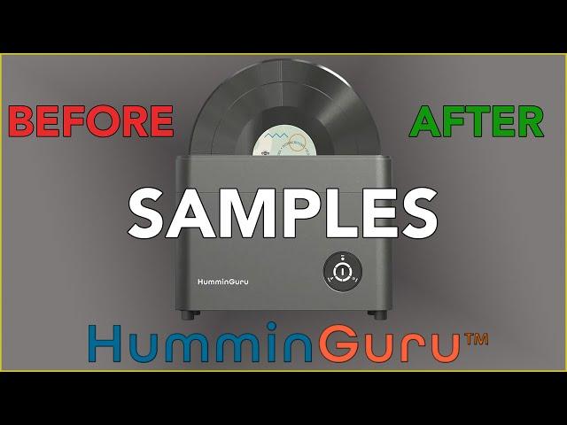 HumminGuru Ultrasonic Record Cleaning Machine Test - Before / After Audio Samples - Vinyl