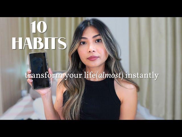 10 Habits that will transform your life INSTANTLY (Reinvent Yourself)