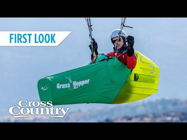 First Look: Little Cloud Grasshopper Mk 2 pod paragliding harness