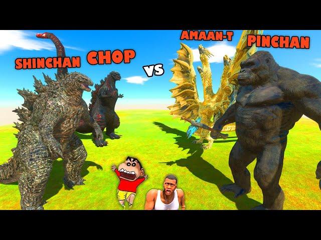 SHINCHAN and CHOP vs AMAAN-T and PINCHAN in Animal Revolt Battle Simulator