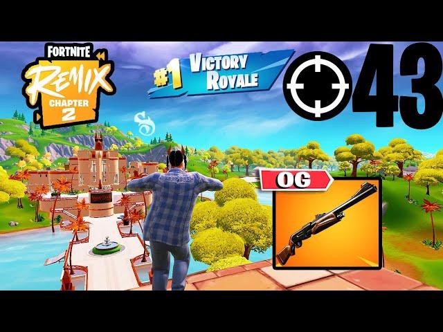 43 Elimination Solo Vs Squads Gameplay Wins (Fortnite Remix PS4 Controller)