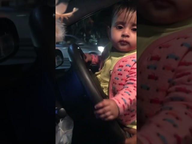 Watch me drive.. #babyonboard #funnyvideo #reels #viral #memes #babyvideos #driving #laughingbaby