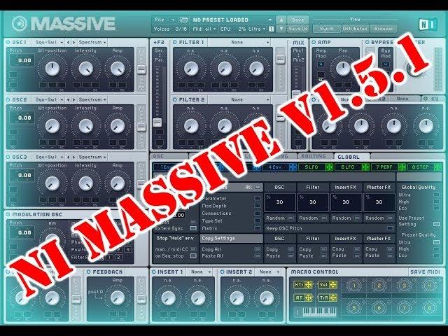 VST Plugins   NI Massive v1.5.1 + Bonus 50k Preset Full - (FIX LINK)