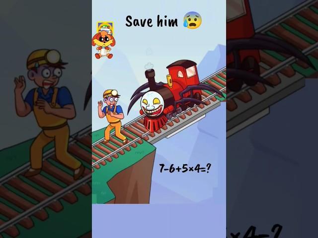 Save him  from Choo Choo charles|scary train