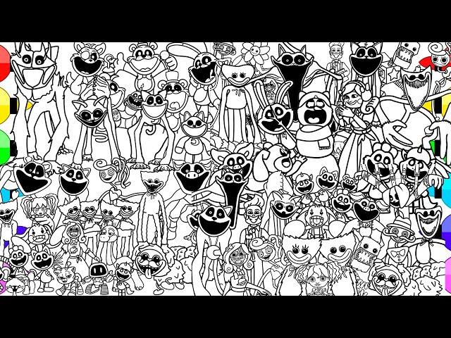 MY 30 DAY POPPY PLAYTIME CHAPTER 3 COLORING CHALLENGE!