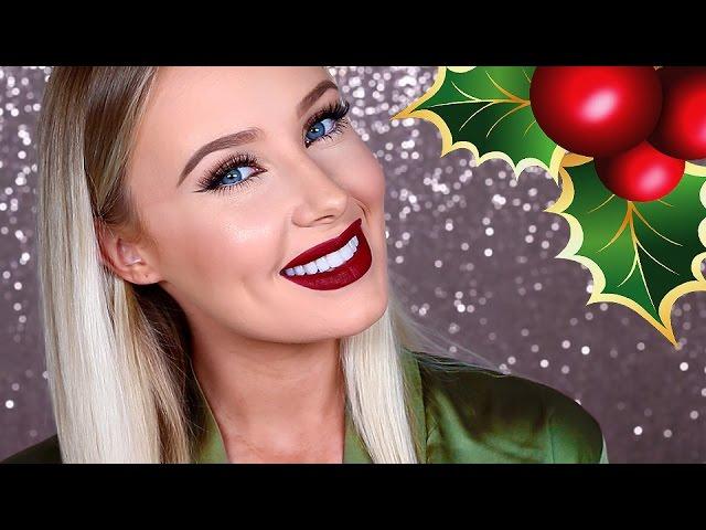 Easy Glam HOLIDAY Makeup Tutorial! | Lauren Curtis