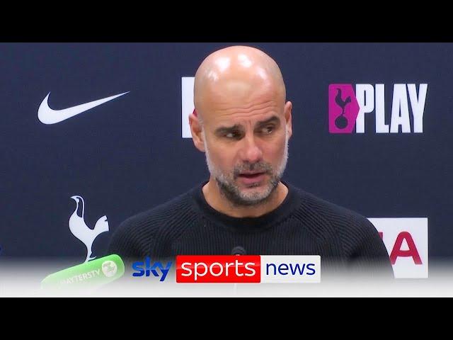 Pep Guardiola: Manchester City have 13 players available & are "in real difficulty’ as injuries pile