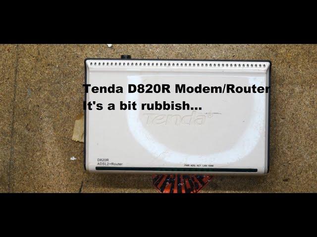 #118 - Tenda D820R ADSL Modem/Router Teardown