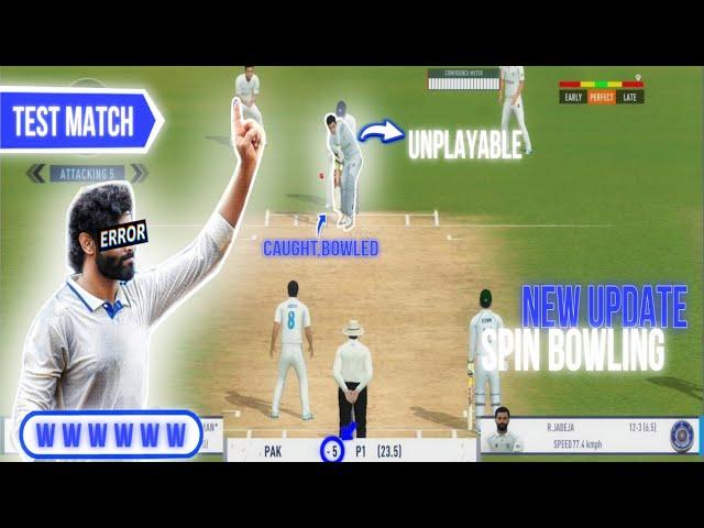 Real Cricket 24 bowling tips Test Match||Get all 10 wickets||Real Cricket 24 || New Update