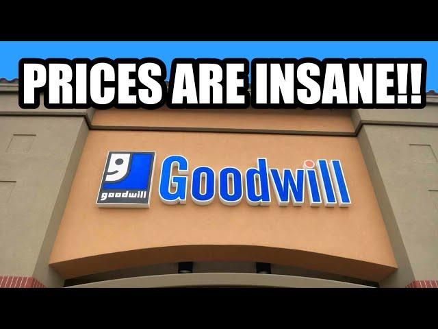 GOODWILL PRICES HAVE FINALLY COME BACK DOWN TO EARTH!!