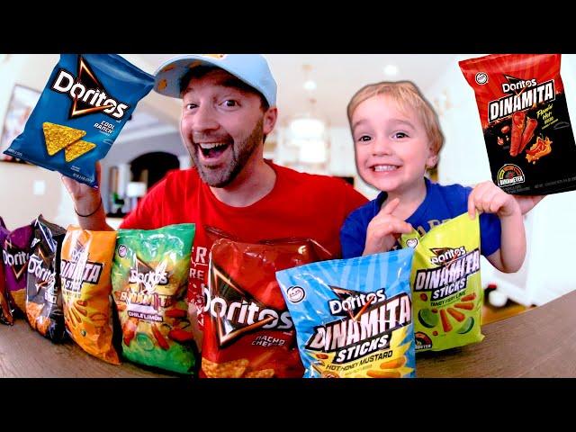 3 Year Old Ranks Every Dorito Flavor.