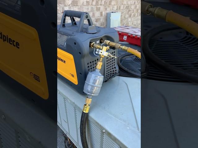 The Ultimate Recovery Setup!!  #hvac #howtohvac #refrigerant #hvacrepairs