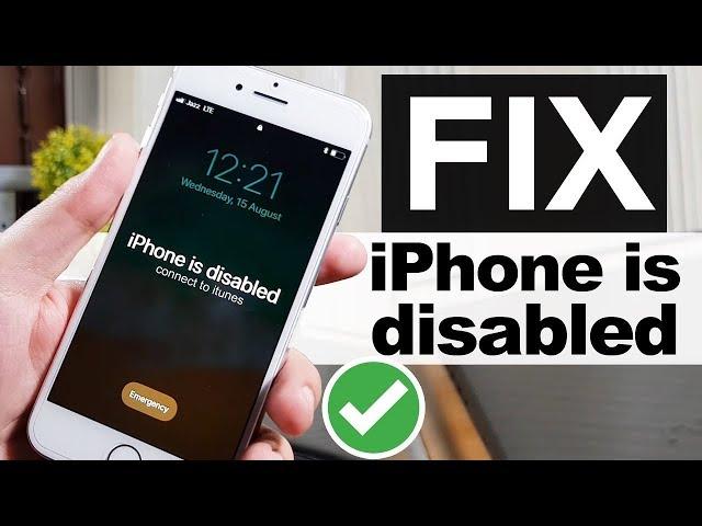 How to Unlock Disabled iPhone/iPad/iPod without Passcode (NO DATA LOSS) FIX iPhone is Disabled