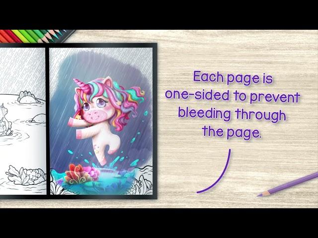 My Girly Unicorn Coloring Book VIDEO HD 2