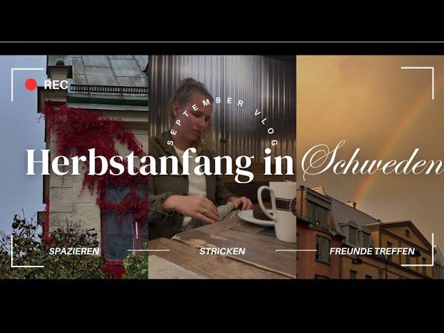 Herbstanfang in Schweden - romantisieren um zu überleben ️ // AuPair Vlog