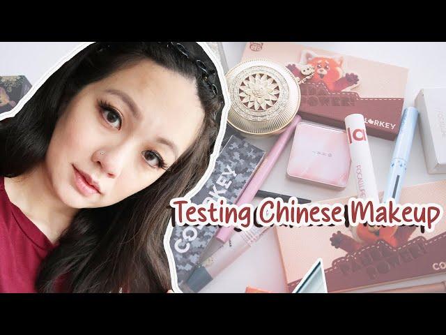 TESTING CHINESE MAKEUP|JUDYDOLL,FLORASIS,FOCALLURE,FLORTTE+MANY MORE