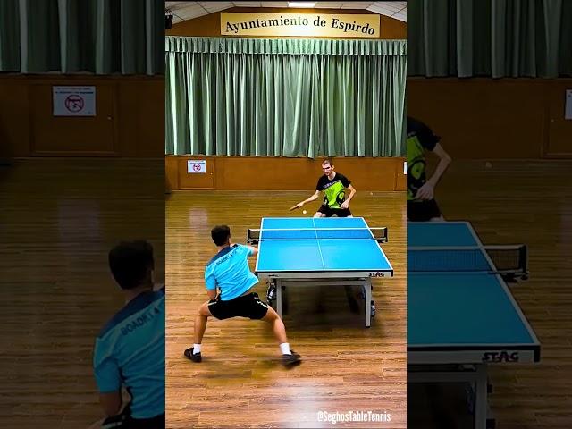 Good Rally Forehand vs Backhand  Topspin