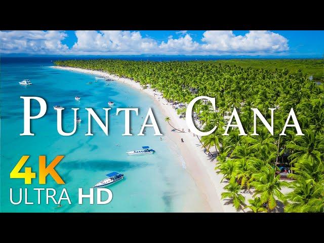 12 HOURS DRONE FILM: " PUNTA CANA in 4K " + Relaxation Film 4K ( beautiful places in the world 4k )