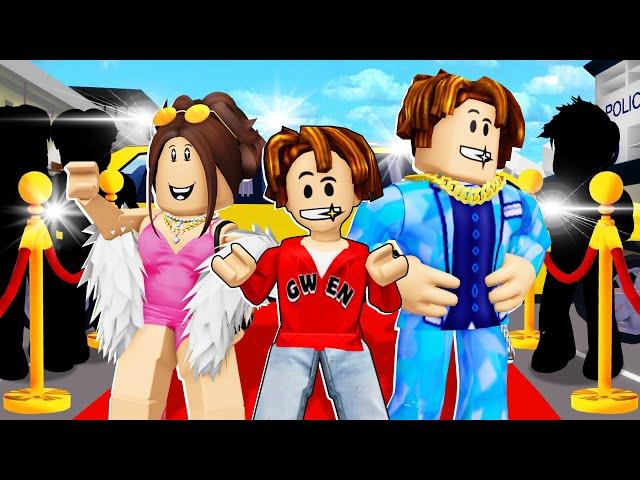 DAVID Got ADOPTED By A CELEBRITY Family | ROBLOX Brookhaven RP | Gwen Gaming Roblox