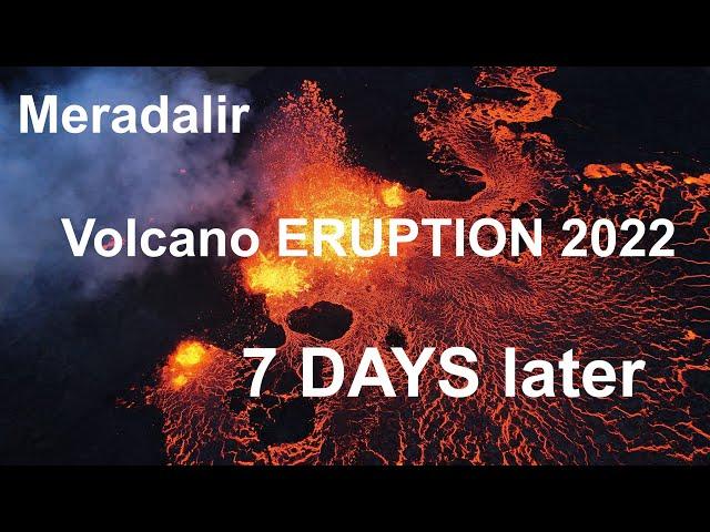 Iceland: Epic Volcano Eruption 2022 - 7 days later