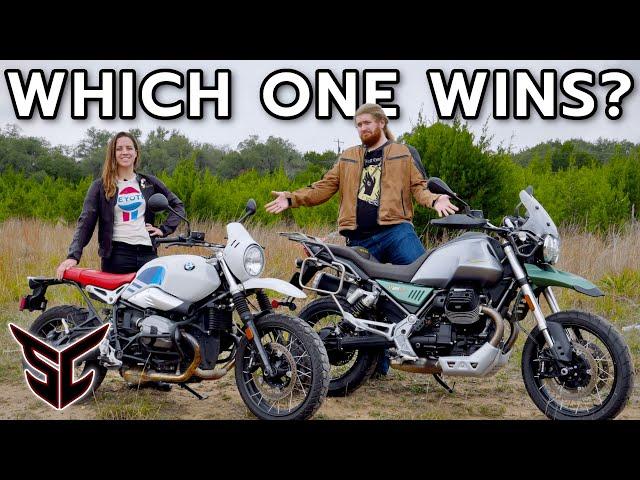 One Of These Is THE WORST SCRAMBLERS I've Ridden... | Moto Guzzi V85TT VS BMW R9T Urban GS