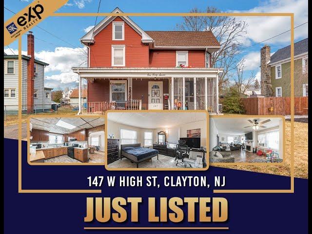 147 W High St, Clayton, NJ Home For Sale by Scott Kompa Realtor Exp Realty