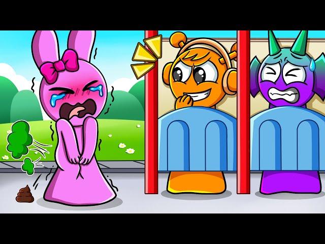 Incredibox Sprunki But Please Open The Toilet Door! #2 | INCREDIBOX SPRUNKI Animation | Sky Toons